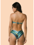 Top Bandeau Zíper + Calcinha Caleçon 