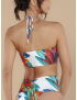 Top Bandeau Amarrações Bojo  Brinco Branco