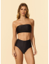 Top Bandeau Bojo Removível + Calcinha Hot Pants Fio 